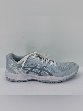 ASICS Upcourt 6 sneakers shoe gray blue lightweight mesh women 11